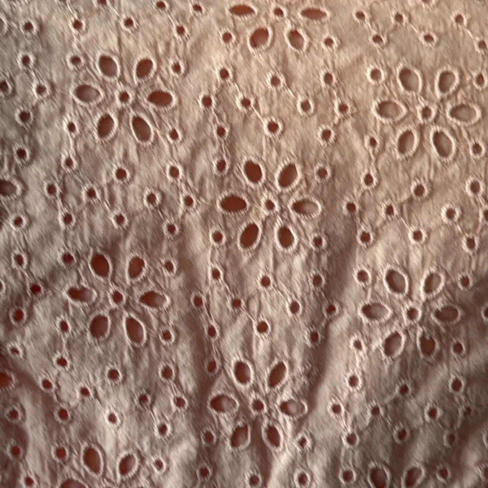 Boden pink peasant top small feminine boho floral eyelet lace angelic lovecore